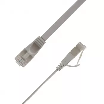 LinkIT Plakanais U/UTP Cat6A pelēks 4m AWG (UTP-FL6A-00400-GY)
