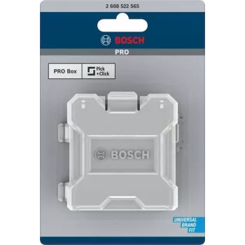Bosch Accessories 2608522565 Pick and Click uzglabāšanas kaste M, atkārtoti aizverama, melna/sarkana