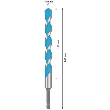 BOSCH EXPERT HEX-9 MultiConstruction urbju komplekts, 5 gab., volframa karbīds, sešstūra kāts, 4-10 mm 2608902361