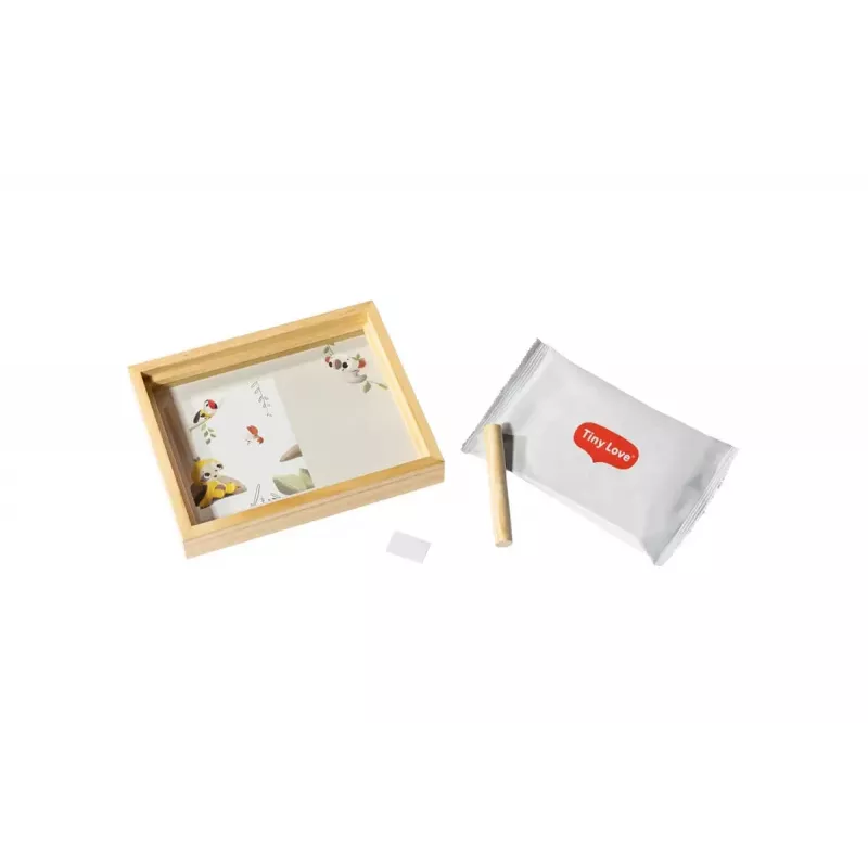 Tiny Love Simple Wooden Frame mazuļa roku un pēdu nospiedumu komplekts