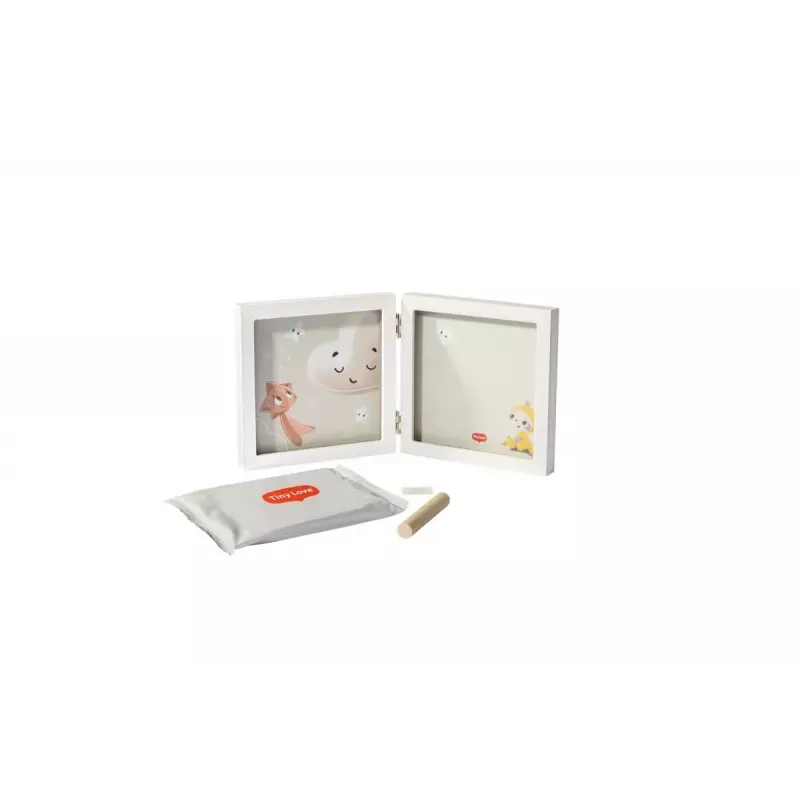 Tiny Love Simple Frame mazuļa rokas vai pēdas nospieduma komplekts, balts