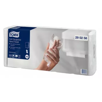 Tork Advanced H3 Z-locījuma roku dvieļi 2-slāņu balti (290258) – 3750 dvieļi