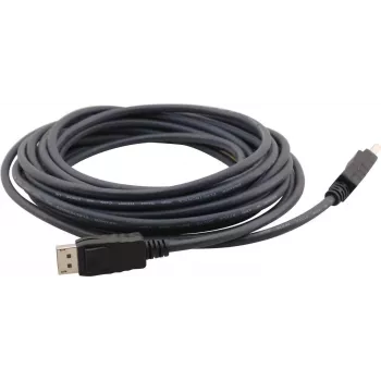 Kramer C-MDPM/MDPM DisplayPort kabelis, vīrišķais uz vīrišķo, 4,6 m, melns, 97-1717015