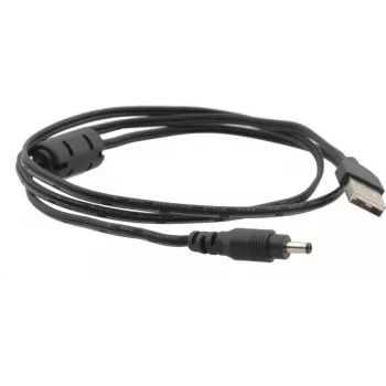 Kramer C-UAM/DC35-3 USB-A uz DC barošanas kabelis 3,5x1,35mm 0,9m melns 96-0213003