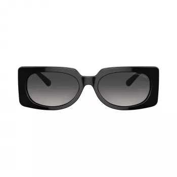 Michael Kors Hvar kvadrātveida saulesbrilles sievietēm, tumši raibbruņurupucis rāmis, pelēkas gradienta lēcas, 56mm MK221530058G5
