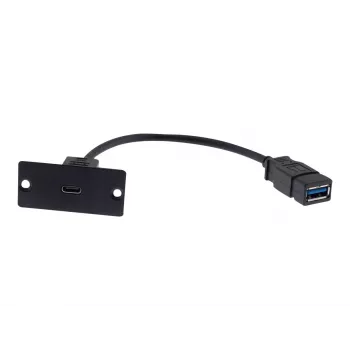 Kramer Electronics WU-CA(B) USB-C caurejošais modulis, melns 80-00026499