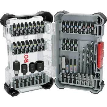 Bosch PRO Impact skrūvgriežu uzgaļu un metāla urbju komplekts, 40 gab. (2608521U86)