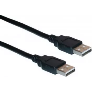 Kramer Electronics USB 2.0 kabelis, 4,6 m, A-Male uz A-Male, melns (96-0212015)