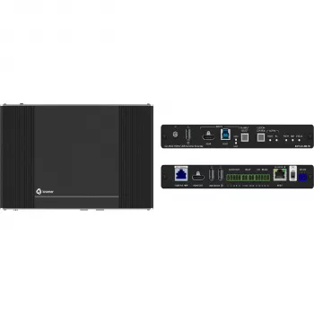 Kramer Electronics EXT3-21-XR-TR HDMI AV+ USB+ GE 2-vadu PoE viedais raidītājs un 2x1 komutatora uztvērējs (50-80584090)