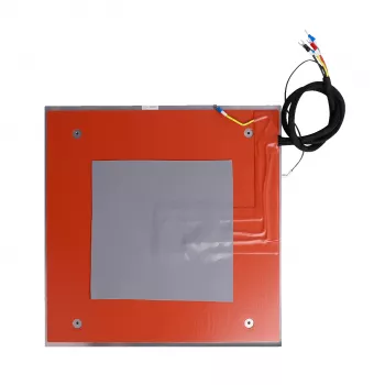Creality K2 Plus apsildāmais gultas komplekts - 400x400mm alumīnija sakausējuma drukas platforma, 24V 800W, līdz 110°C, iebūvēts NTC 100K termistors, tiešs nomaiņas risinājums K2 Plus 3D printerim 4001040060
