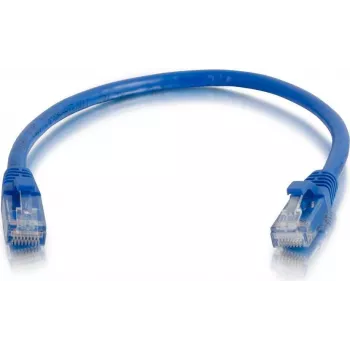 C2G 1m zils Cat6 snagless UTP PVC Ethernet komutācijas kabelis 83386