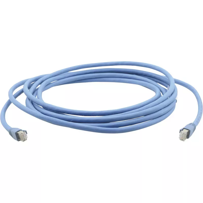 Kramer C-UNIKat-100 CAT 6a U/FTP tīkla savienojuma kabelis, RJ-45 uz RJ-45, 30,5 m, LSZH, zils RAL 5012 99-3460100
