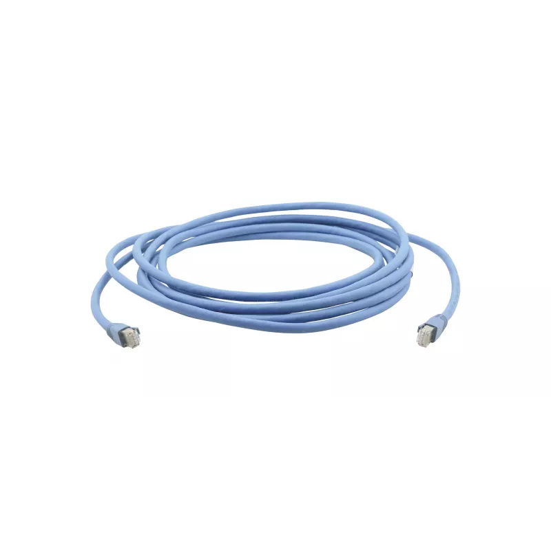 Kramer C-UNIKat-100 CAT 6a U/FTP tīkla savienojuma kabelis, RJ-45 uz RJ-45, 30,5 m, LSZH, zils RAL 5012 99-3460100