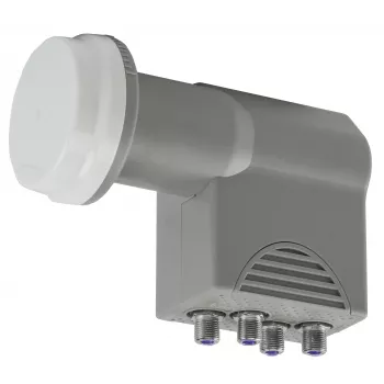 AXING SCO 4-10 Quattro LNB, 40 mm barošanas apvalks, 4 izejas, UHD/3D Ready SCO00410