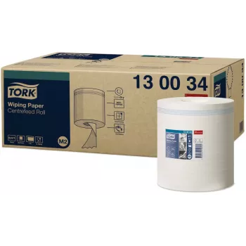 Tork Premium M2 centrālās padeves tīrīšanas papīra ruļļi, balti, 1 kārta, 471 lapa, 6 ruļļi (130034)