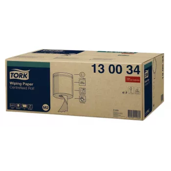 Tork Premium M2 centrālās padeves tīrīšanas papīra ruļļi, balti, 1 kārta, 471 lapa, 6 ruļļi (130034)