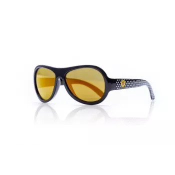 SHADEZ Designer Polka Sunflower Black Junior saulesbrilles bērniem 3-7 gadiem