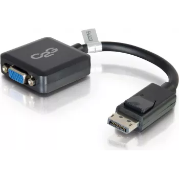 C2G 20cm DisplayPort vītņuzgrieznis uz VGA ligzdu aktīvais adaptera kabelis 84323