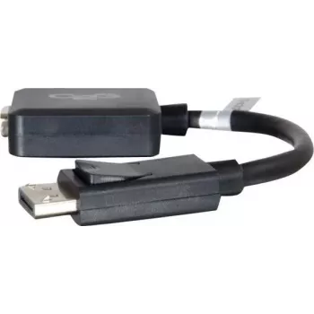 C2G 20cm DisplayPort vītņuzgrieznis uz VGA ligzdu aktīvais adaptera kabelis 84323