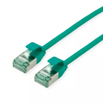 ROLINE RM U/FTP tīkla kabelis Cat.6A/Class EA SLIM zaļš 1m - FTP (21.45.3333)