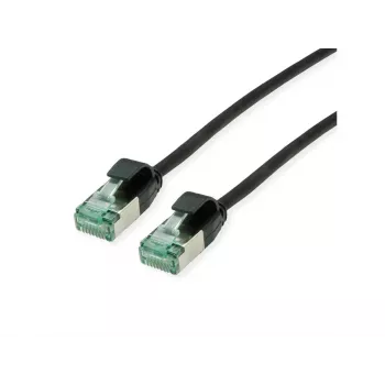 ROLINE RM U/FTP tīkla kabelis Cat.6A/Class EA SLIM melns 3m - FTP (21.45.3356)