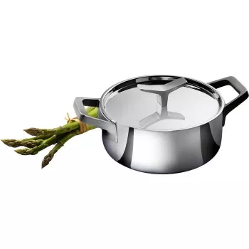 Electrolux Infinite Chef 3L kastrolis ar vāku, nerūsējošais tērauds, indukcijas un cepeškrāsns drošs līdz 250°C