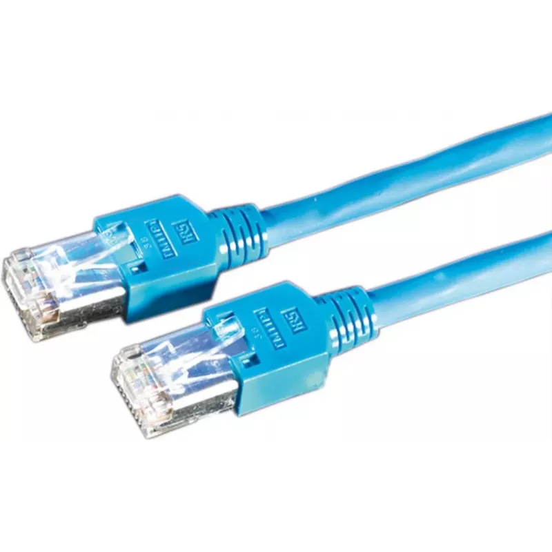 Dätwyler Cat 5e SFTP komutācijas kabelis RJ-45 uz RJ-45, 2 m, zils, bez halogēniem 21.05.8024