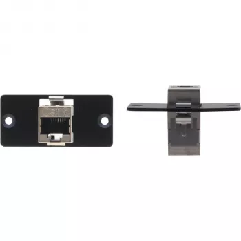 Kramer W-45 RJ-45 sienas plates ieliktnis - melns 80-00026799