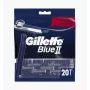 Gillette Blue II vienreizlietojamie skuvekļi vīriešiem, 20 gab., divas asmenis ar Lubrastrip 7702018466757