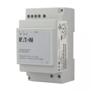 Eaton PSL30E24RP vienfāzes barošanas avots 30W 24V DC DIN sliedei EP-401403