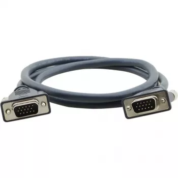 Kramer C-MGM/MGM-6 VGA kabelis, HD-15 tēviņš uz HD-15 tēviņš, 1,8 m, liets, melns 92-7201006
