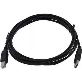 Kramer Electronics 0,9 m USB 2.0 kabelis USB-A male uz USB-B male, melns (96-0215003)