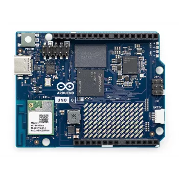 Arduino Uno Q ABX00162 izstrādes plate, 2 GB / 16 GB eMMC, 4 x 2.0 GHz