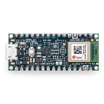 Arduino Nano 33 BLE Rev2 ar lodētiem headriem - ABX00072