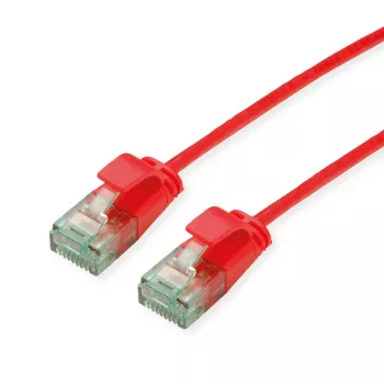 ROLINE RM UTP tīkla kabelis Cat.6A Class EA Slim sarkans 5m 21.45.3417