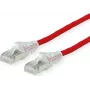 Dätwyler CAT 6a SFTP PiMF LSZH tīkla kabelis, RJ-45 male to RJ-45 male, 15 m, sarkans, 10 Gbps, 500 MHz, Snagless 21.05.0616