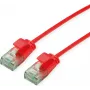 ROLINE RM UTP Patch kabelis Cat.6A/Class EA SLIM sarkans 2m 21.45.3415
