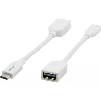 Kramer Electronics ADC-USB31/CAE USB 3.2 Gen 1 kabelis, USB-C uz USB-A, balts, 0,91 m 99-97210005