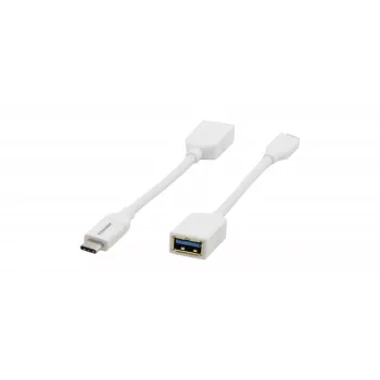 Kramer Electronics ADC-USB31/CAE USB 3.2 Gen 1 kabelis, USB-C uz USB-A, balts, 0,91 m 99-97210005