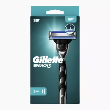 Gillette Mach3 manuālais skuveklis vīriešiem ar 1 kaseti 8001090442819