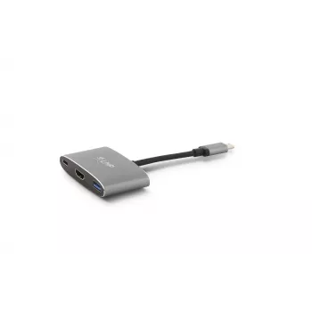 LMP USB-C Combo Hub - HDMI, 3x USB-A, USB-C PD 60W, 5Gbps, kosmosa pelēks alumīnijs MacBook 12 inch