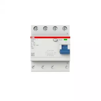 ABB FX204A-25/0.03 Diferenciālās strāvas aizsardzības automāts 4P 25A 30mA A tipa 230/400V AC 2CSF204165R1250