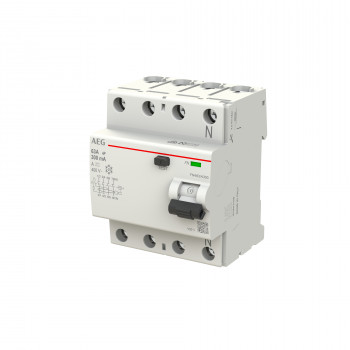 AEG BUSCH JAEGER FN463/A300 Diferenciālās aizsardzības ierīce, 4P, 63A, 300mA, A tips 2CSF704156R3630