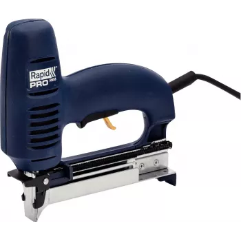Rapid PRO R553 elektriskais skavotājs un naglotājs, zils, 230V, izmanto 53. sērijas skavas un 8. tipa naglas 10642901