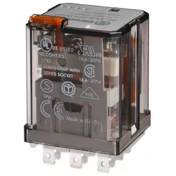 Finder 62.33.8.024.4040 industriālais kontaktligzdas relejs 24 V AC 16 A 3PDT
