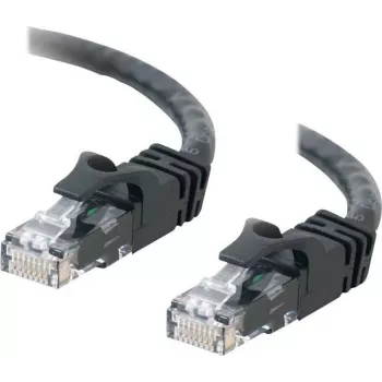 Cables2Go 0,5 m Cat6 UTP Ethernet tīkla kabelis, melns, ar aizsargātiem RJ45, PVC apvalks 83405
