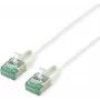 ROLINE RM U/FTP Cat.6A/Class EA Slim Patch Cable, balts, 0,15 m 21.45.3360