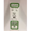 Evergreen 292 polistirola L-profils 350 x 2 x 2 mm, 4 gab., balts