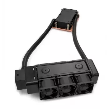 Dynatron L36 1U aktīvais šķidruma CPU dzesētājs AMD SP6/TR5, 300W TDP, vara aukstā plāksne, 40mm dubultās lodīšu gultņa ventilators, 10000 RPM