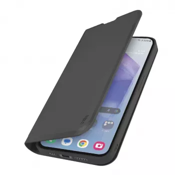 SBS Mobile maciņš ar vāciņu Samsung Galaxy A55 5G, melns TEBKLITESAA55K